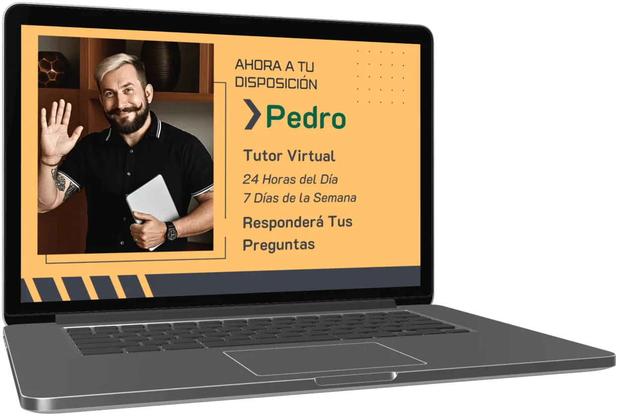 Pedro, tutor virtual disponible 24 horas