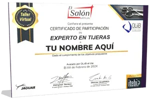 Certificado Experto en Tijeras